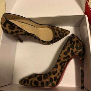 Leopard heels